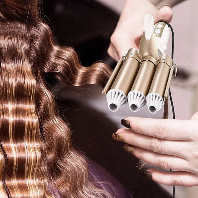 Effortless Beauty with Hair Waver Pro's Triple Barrel Technology