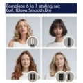 Complete 5-in-1 Air Dryer Styler set with interchangeable heads for different styling options.