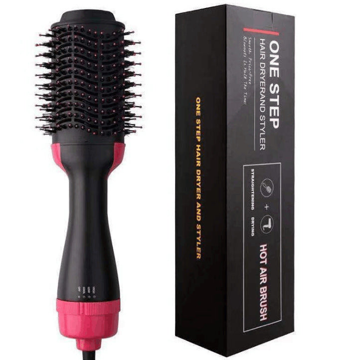  2-in-1 Hair Dryer and Smoothing Brush with Ergonomic