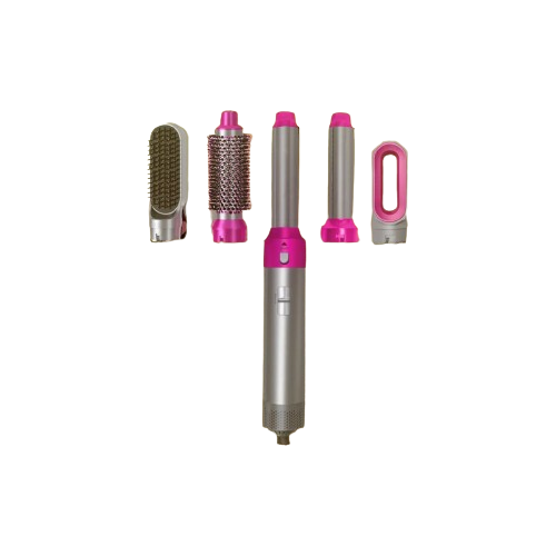 pink fine in one air styler dryer brush by relief hair