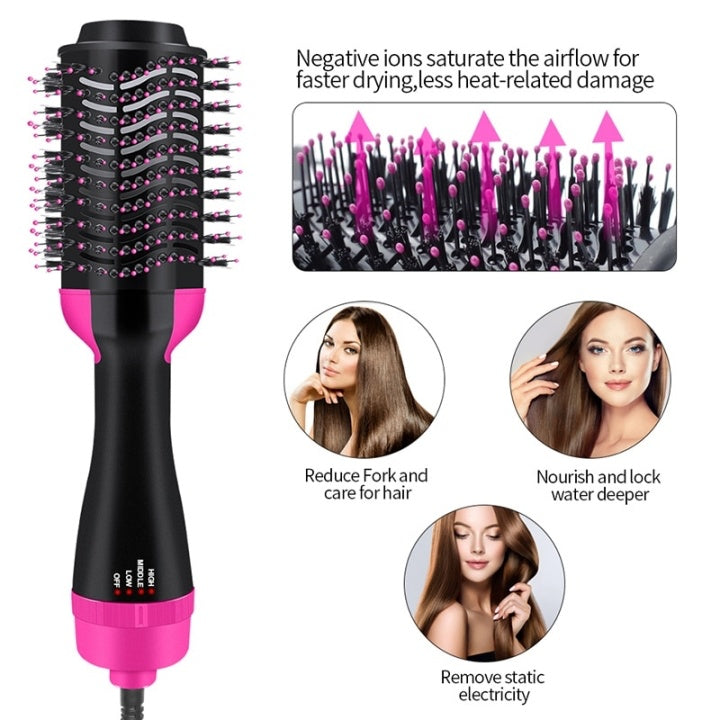 ReliefHair Hair Dryer Brush with Lightweight and Compact Design