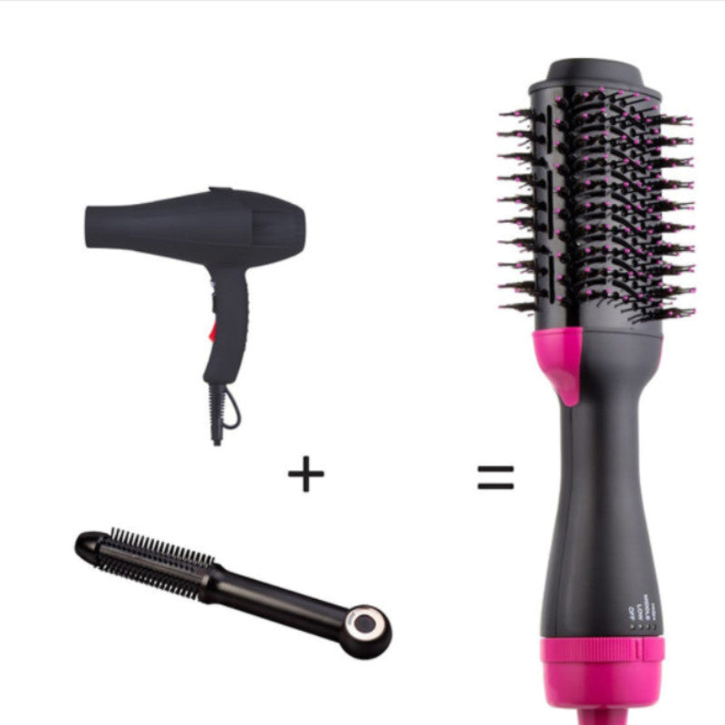 ReliefHair Hair Dryer Brush with Multiple Heat and Speed Settings and dryer and brush to gader